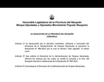 El gobierno nacional daría marcha atrás con la declaración de “Sitio sagrado mapuche” al Volcán Lanín