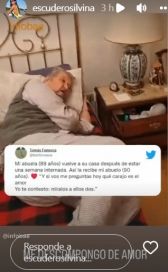 El emotivo reencuentro de una pareja de abuelos que fue furor en las redes