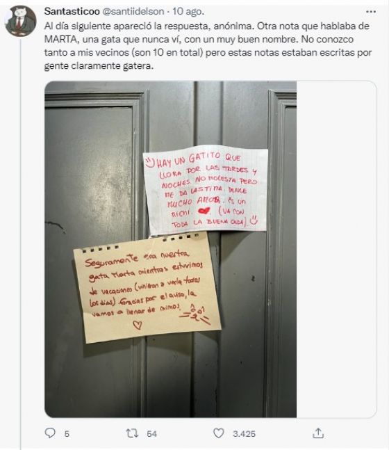 El intercambio de cartas entre un grupo de vecinos en el ascensor que se hizo viral