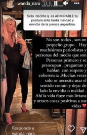 Wanda Nara contó cómo se siente en medio del enfrentamiento con su empleada