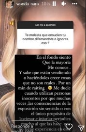 Wanda Nara contó cómo se siente en medio del enfrentamiento con su empleada