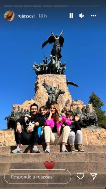Las espectaculares vacaciones en familia de Sabrina Rojas y el Tucu López