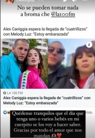 El mensaje de Melody Luz ante los rumores de embarazo