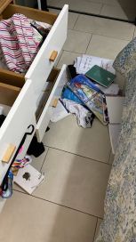 Estefanía Berardi mostró cómo quedó su casa tras el nuevo intento de robo