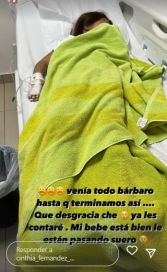 Cinthia Fernández tras la internación de su hija menor: 