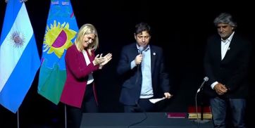 En la jura de Correa, Kicillof y un mensaje a los empresarios: 