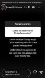 Cinthia Fernández contó que la salud de su hija volvió a empeorar: 