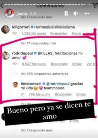 El mensaje de Tini Stoessel a Rodrigo De Paul tras sus polémicas declaraciones