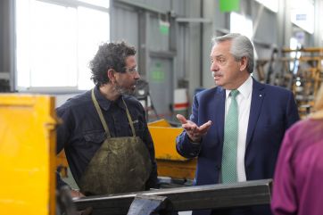 Alberto Fernández volvió al Conurbano y se mostró con una aliada