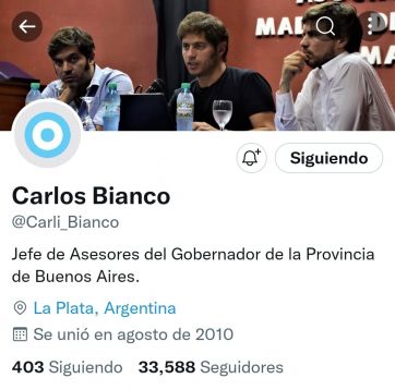 Los políticos cambian la foto de perfil en las redes en apoyo a CFK