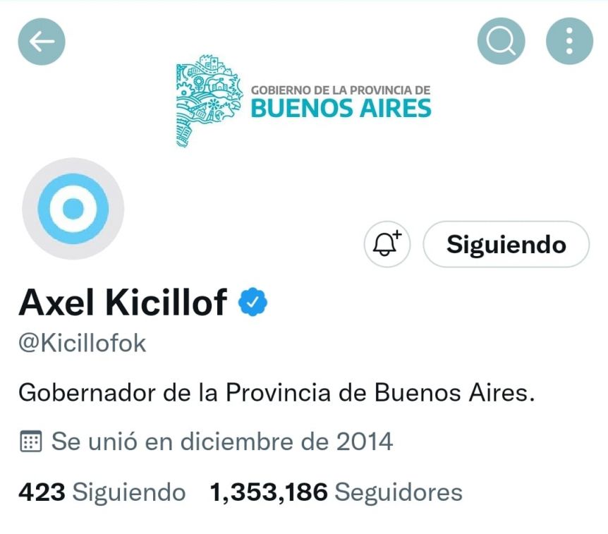 Los políticos cambian la foto de perfil en las redes en apoyo a CFK
