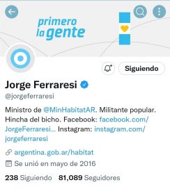 Los políticos cambian la foto de perfil en las redes en apoyo a CFK