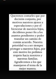 El comunicado de Camila Homs y Rodrigo de Paul luego de llegar a un acuerdo económico