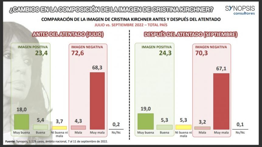 Atentado contra Cristina Kirchner: para el 85% no va a calmar la grieta política 