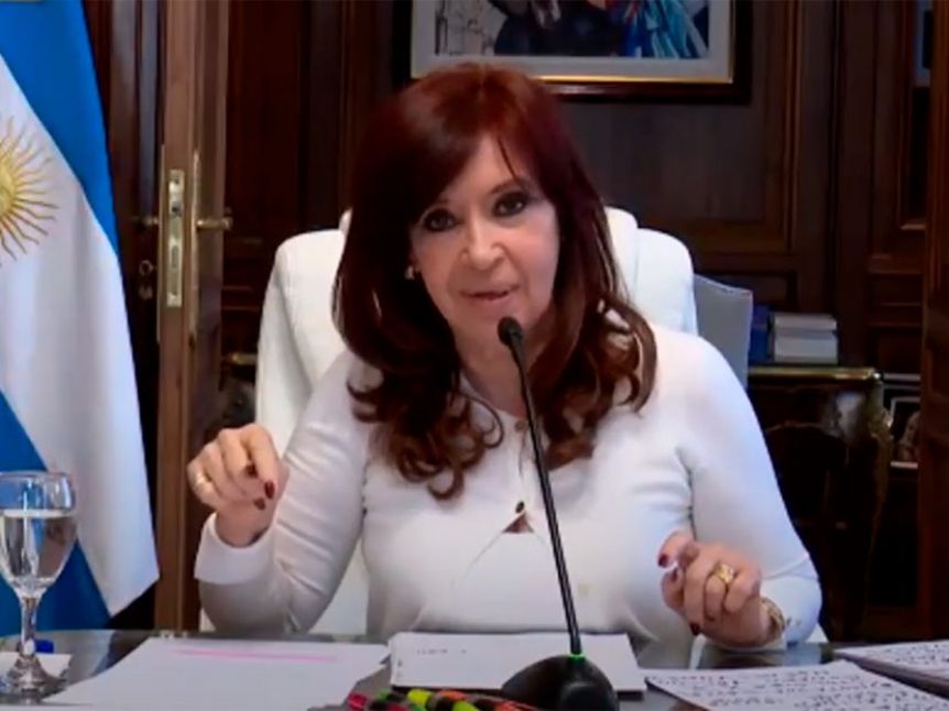 Cristina ensayó una nueva crítica: