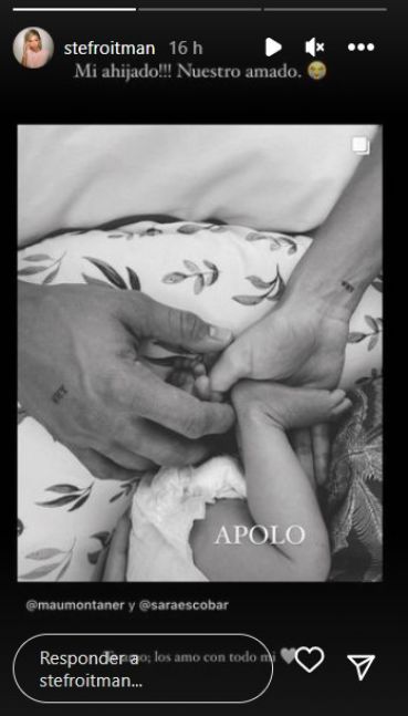 Los llamativos mensajes de Stefi Roitman y Ricky Montaner tras el nacimiento de Apolo