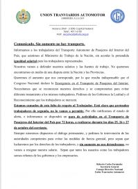 UTA confirmó un nuevo paro de colectivos: el interior bonaerense, en jaque