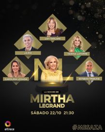 Los invitados de Mirtha Legrand para este fin de semana