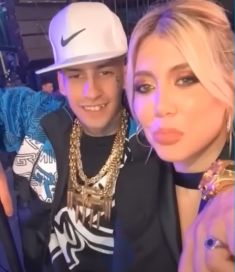 L-Gante besó a Wanda Nara en vivo antes del lanzamiento de su nueva canción