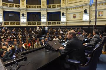 Legisladores radicales se reunieron en el recinto para homenajear a su máximo referente