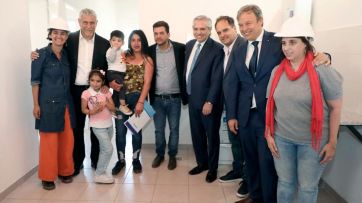 Alberto arribó al Conurbano para despedir a un ministro que vuelve a sus pagos 