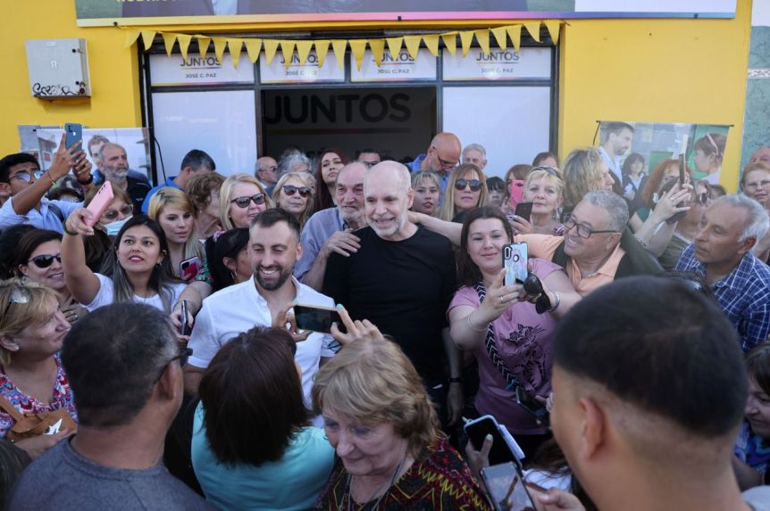 Con eje en seguridad, Rodríguez Larreta recorrió la Primera
