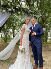 Mirá las fotos del casamiento de Alejandro Fantino y Coni Mosqueira