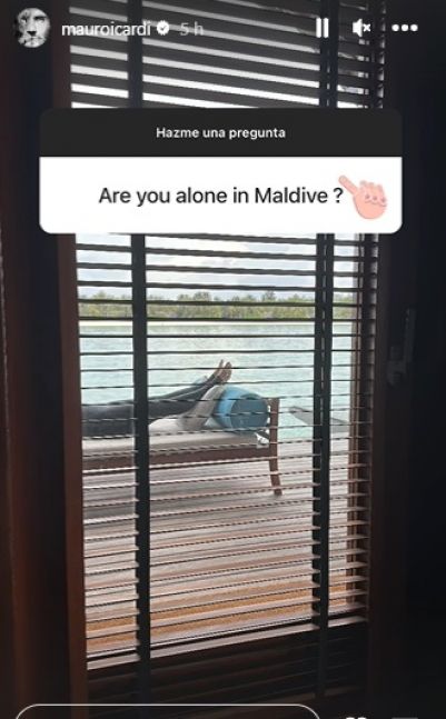 Mauro Icardi explicó por qué eligió viajar con Wanda Nara a Maldivas