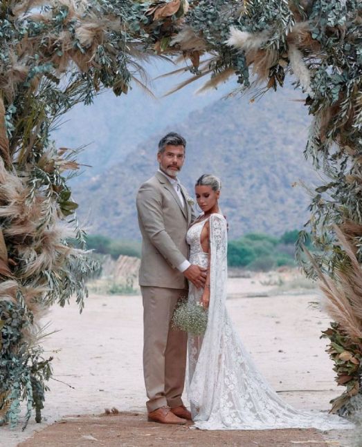 Toda la intimidad y fotos del casamiento de Flor Peña