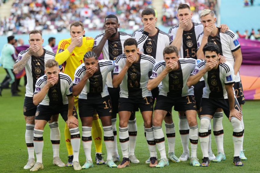 La imagen de la selección alemana que recorre el mundo