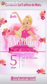 Luciana Salazar ya eligió la temática para festejar los 5 años de Matilda