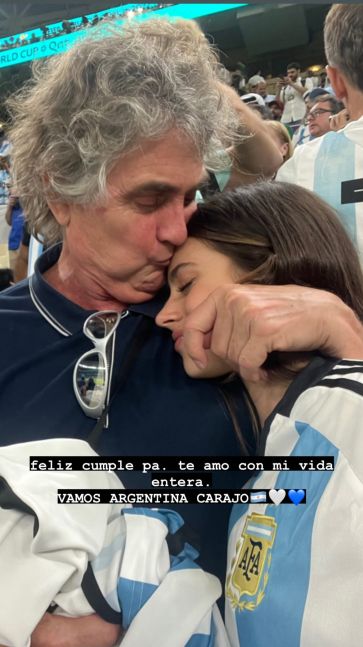 El agradecimiento especial de Rodrigo de Paul a Tini Stoessel tras el triunfo de Argentina
