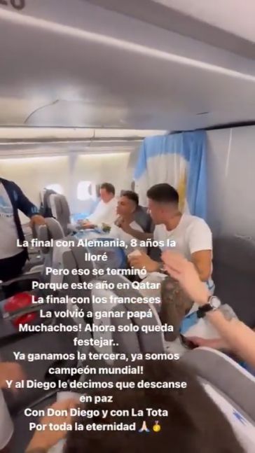 Los jugadores de la Selección Argentina le cambiaron la letra al hit Muchachos