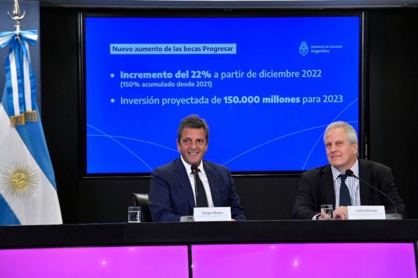 El Gobierno aumentó las becas Progresar un 22%