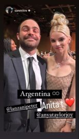 Encuentro bomba: Anya Taylor-Joy y Peter Lanzani juntos en Los Ángeles