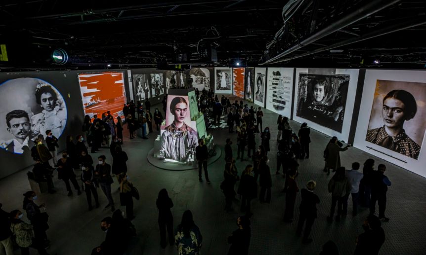 Cuándo se inaugura la exposición inmersiva “Vida y obra de Frida Kahlo