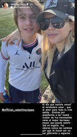 La dedicatoria de Icardi al hijo mayor de Wanda en su cumpleaños