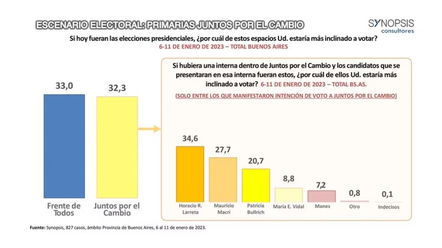 Elecciones 2023: voto a voto, cómo se mide la interna presidencial en Juntos por el Cambio