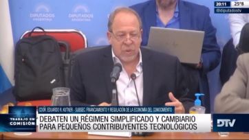 Con el análisis de funcionarios, comenzó en Diputados el debate sobre el proyecto de monotributo tecnológico