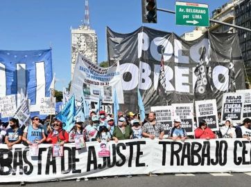 Con los planes en la mira, los movimientos sociales salen a las calles con un 