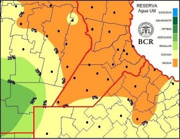 La sequía acorrala al campo y las proyecciones de la cosecha de soja son lapidarias