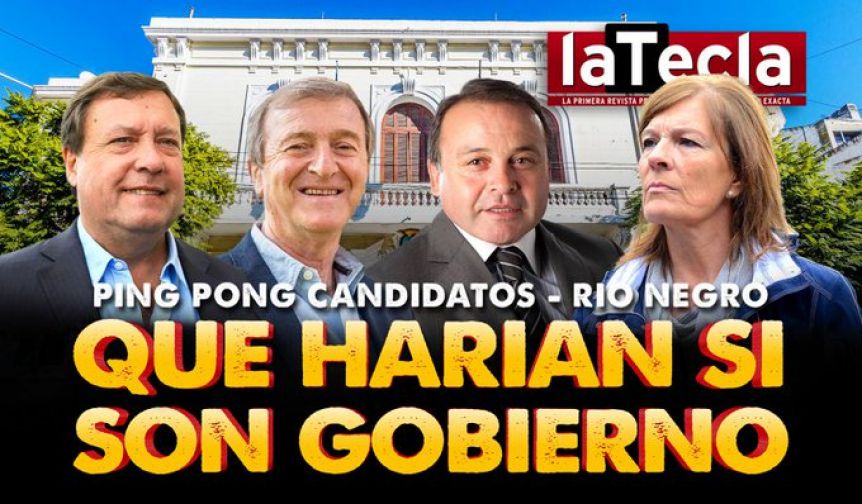 Río Negro: qué harían los candidatos si son gobierno