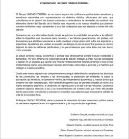 La unidad, una utopía: cuatro senadores abandonaron el bloque del FdT