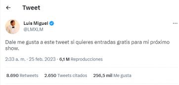 ¿Lo hackearon? Los mensajes de Luis Miguel que descolocaron a sus seguidores