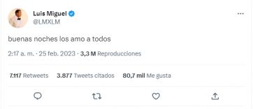 ¿Lo hackearon? Los mensajes de Luis Miguel que descolocaron a sus seguidores