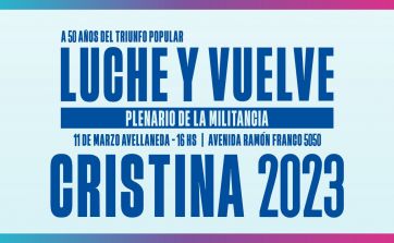 El kirchnerismo saca músculo con un acto en Avellaneda y sube al ring a Cristina