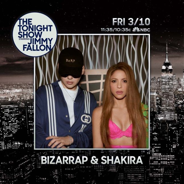 Bizarrap y Shakira se presentarán en el programa de Jimmy Fallon