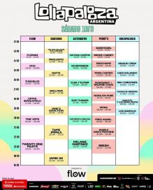 Todos los horarios de los shows del Lollapalooza 2023