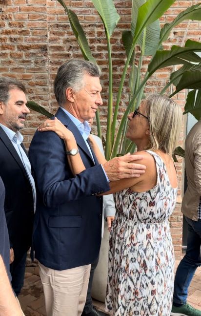 Ritondo, con Macri en la convulsionada Rosario