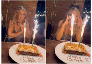 Cómo fue el festejo de cumpleaños de Rocío Marengo junto a Eduardo Fort